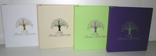 Family Tree Geneology Binders